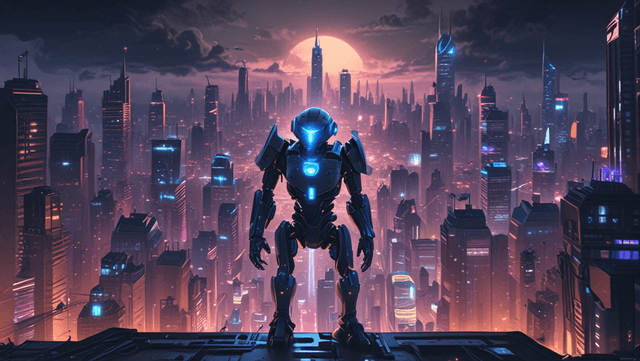 Bedtime stories for kids Zeta's Bright Adventure: A Robot's Tale of Courage short stories header