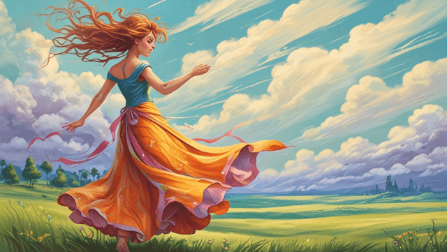 Bedtime stories for kids Lila the Wind Dancer: Guardian of the Breezy Plains short stories header