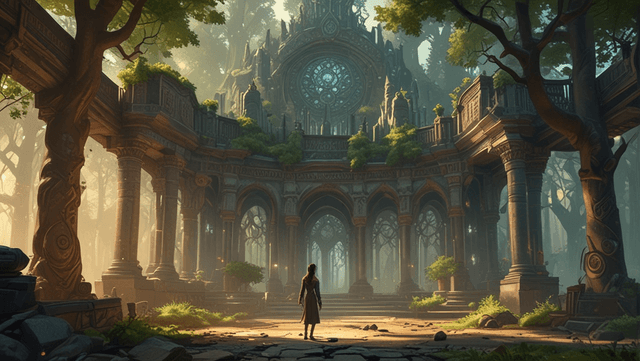 Bedtime stories for kids Lena's Library of Whispers: A Tale of Ancient Wisdom short stories header